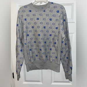 Men’s Gray Champion Crewneck
